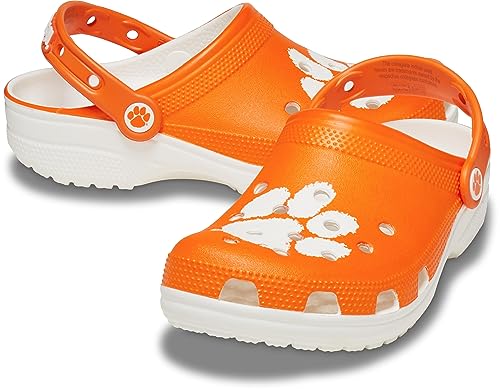 Crocs Unisex Classic Collegiate Clogs, Clemson, 7 US Men