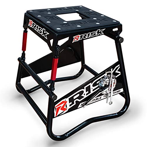 RISK Racing 00381 ATS Adjustable Top Magnetic Motocross/Dirt Bike Stand 16.75' x 16' x 17'