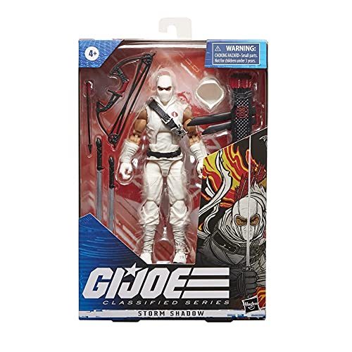 G.I. Joe Classified Series Storm Shadow Action Figure 35 Collectible Premium Toy, Multiple Accessories 6-Inch-Scale with Custom Package Art