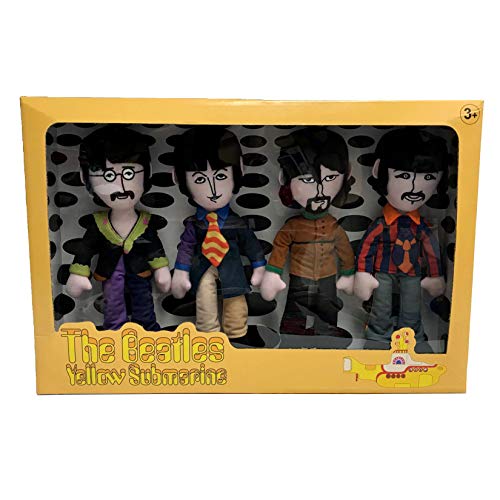 Factory Entertainment Beatles - Yellow Submarine 4 Band Member Plush Box Set