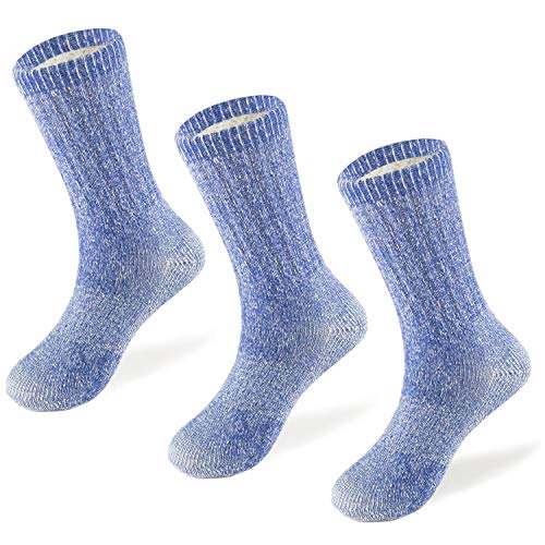 MERIWOOL Merino Wool Kids Hiking Socks for Children 3 Pairs