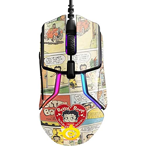 Skinit Decal Skin for SteelSeries Rival 600 Gaming Mouse - Officially Licensed Betty Boop Betty Boop Comic Strip Design