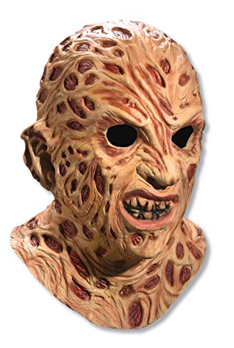Rubie's mens Nightmare on Elm Street Super Deluxe Overhead Freddy Krueger Costume Mask, Red, One Size US