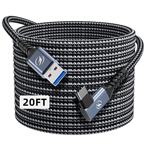 seynli 20ft Link Cable Compatible with Meta Quest 2 and PC/Steam VR, Long Charging Cable for Oculus Quest 2, 5 Gbps Data Transfer & Fast Charging USB C Cable - PC VR