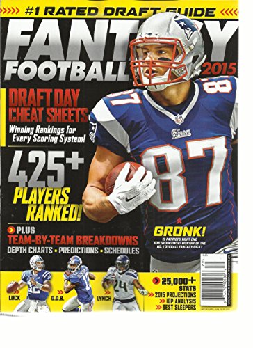 2015 Fantasy League Football Magazine #1 Rated Draft Guide