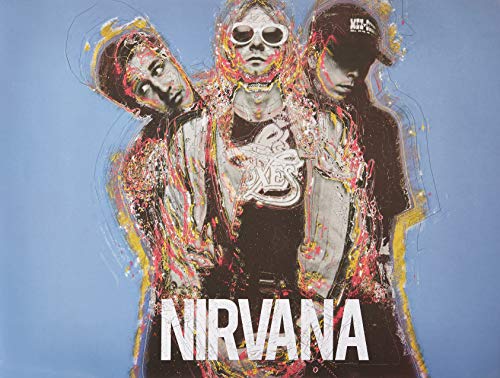 777 Tri-Seven Entertainment (24x18 Nirvana Poster Music Wall Art Print, Multicolor