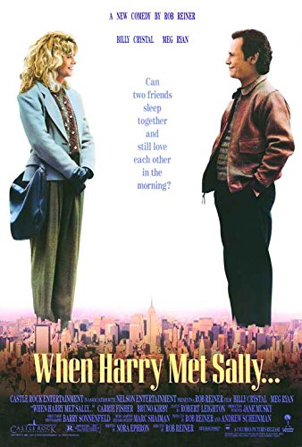 When Harry Met Sally Movie Poster (27 x 40 Inches - 69cm x 102cm) (1989) -(Billy Crystal)(Meg Ryan)(Carrie Fisher)(Bruno Kirby)(Steven Ford)(Lisa Jane Persky) by MG Poster