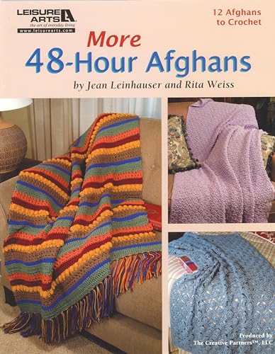 Leisure Arts More 48 Hour Afghans Bk