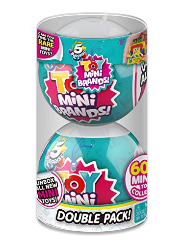 5 Surprise Toy Mini Brands Series 1 by ZURU (2 Pack) Toys Mystery Capsule Real Miniature Brands Collectibles Amazon Exclusive (Series 1)
