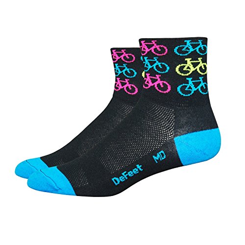 DeFeet Aireator Cool Bikes 1 Pair, Black, Large