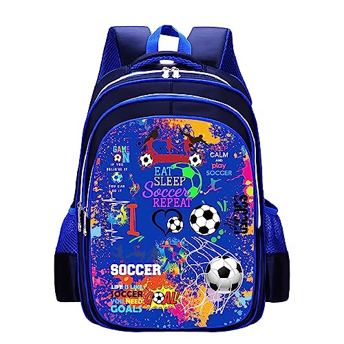 JDEIFKF Soccer Backpack Laptop Backpack For Men Women, Soccer Backpacks Shoulder Bag For Travel Hiking Camping Daypack