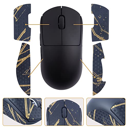 Wunzkii Mouse Grip Tape for Logitech G Pro X Superlight Anti-Slip Non-Fading Gaming Mouse Skin Sweat Resistant, Easy to Use, Self-Adhesive Design, Pre-Cut