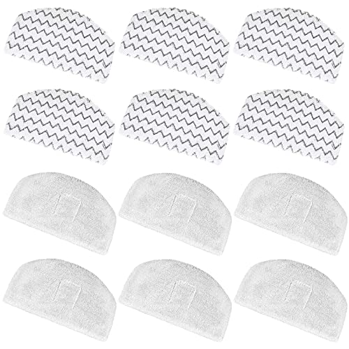 12 Pack 1940 Steam Mop Replacement Pads for Bissell Powerfresh Steam Mop 1940 1440 1806 1544 2075 2685A 2814 Series, Model 19402 19404 19408 19409 1940A 1940F 1940Q 1940T 1940W B0006 B0017 2075A 15441