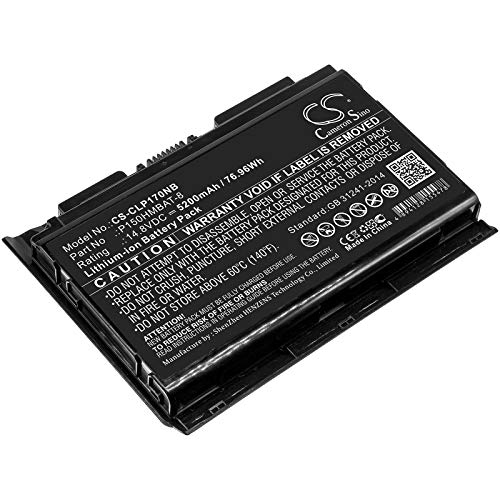 ALLC Replacement Battery for Sager NP8130/NP8131/NP8150/NP8151/NP8170/NP8268/NP8268-S/NP8278/NP8278-S/NP8298/NP9130/NP9150/NP9170,5200mAh