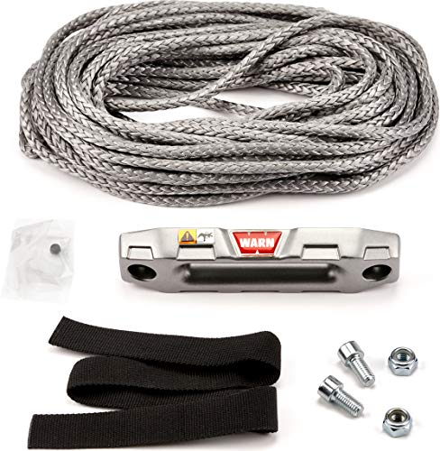 WARN 100970 Accessory Kit - Epic Synthetic Rope for ATV and UTV Winch: 1/4' x 50'