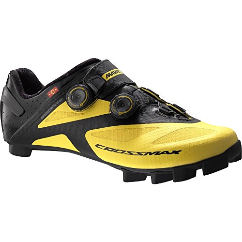 Mavic Crossmax SL Ultimate Cycling Shoe - Men's Yellow Mavic/Black, US 10.5/UK 10.0