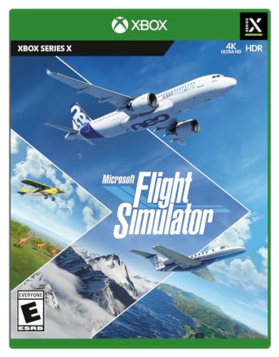 Microsoft Flight Simulator Standard Edition - For Xbox Series X - ESRB Rated E (Everyone) - Releases on 7/27/2021 - Explore the World - 20 Detailed Planes + 30 Airports