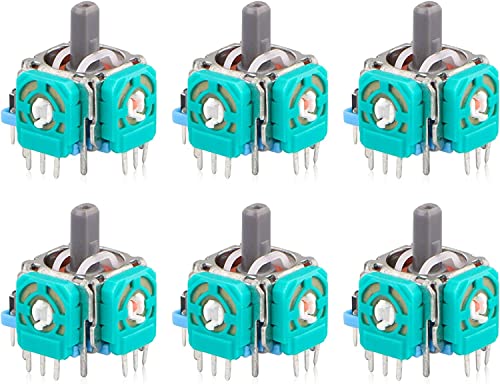 EEEKit 3D 6-Pack Replacement Analog Stick Joystick for PS4 Dualshock 4 Xbox One Controller Xbox Elite Wireless Controller