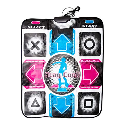 USB Dance Mat, Non-Slip Sensitive USB Dance Blanket Video Game C USB Dancing Mat Pad for PC Laptop
