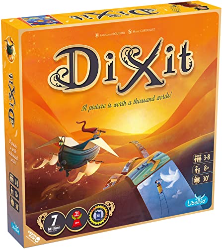 Dixit Board Game by Libellud | Storytelling Party Game for Families | Creative and Fun | Ages 8+, 3-8 Players, 30 Min Playtime