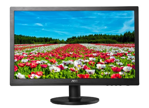 AOC e2060Swd 20' Class LED-Lit Computer Monitor, 1600 x 900 Res, 5ms, 20M:1DCR, VGA/DVI, Wall Mountable