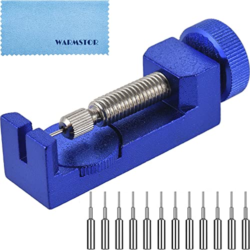 Warmstor Watch Band Remover kit Watch Strap Tool with 12 Extra Pins Pin for Watch Link Pin Removal and Watch Sizing