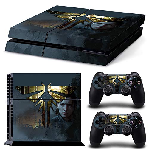 ZOOMHITSKINS PS4 Console and Controller Skins, L.O.U.S Custom Design, Durable, Bubble-Free Goo-Free, 1 Console Skin 2 Controller Skins, Made in USA