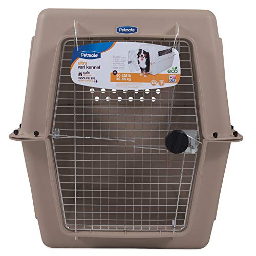 Petmate Ultra Vari Dog Kennel for Extra Large Dogs (Durable, Heavy Duty Dog Travel Crate, Made with Recycled Materials, 48 in. Long) 90 to 125 lbs, Made in USA