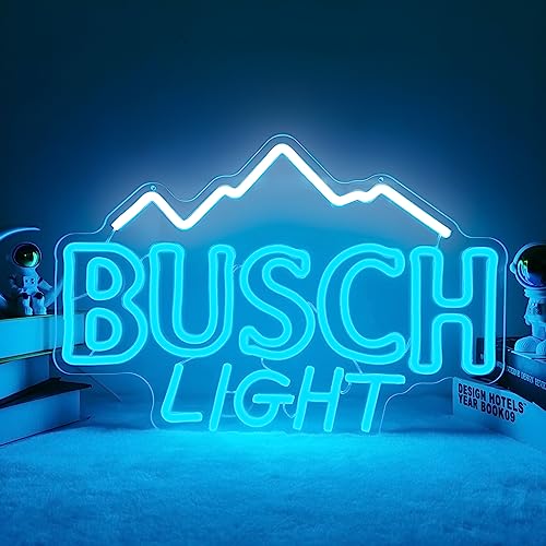 JianJung Neon Beer Signs Bar Neon Light Signs Dimmable LED Neon Signs for Man Cave Pub Neon Bar Signs Neon Beer Lights for Bar Wall Decor Gift
