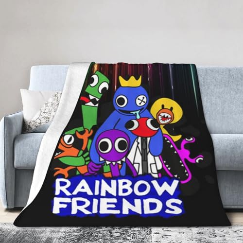 Cartoon Super Soft Blanket Cute Blanket All Season Flannel Fleece Blanket for Bed Living Room Bedroom for Kids Adult Gift (Color3, 50'x40')