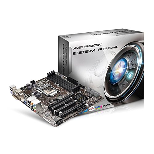 ASRock LGA1150/Intel B85/DDR3/Quad CrossFireX/SATA3 and USB 3.0/A&GbE/MicroATX Motherboard B85M PRO4