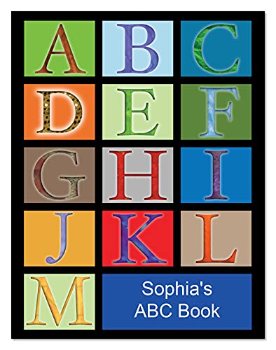 Personalized Paperback Children’s ABC Book with Customized Kid’s Name, Hair Color, Gender, and More