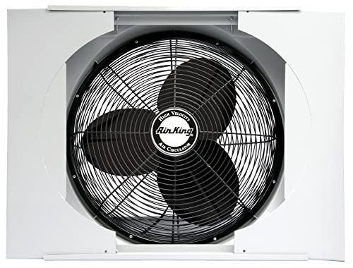 Air King 9166F 20' Whole House Window Fan , Gray