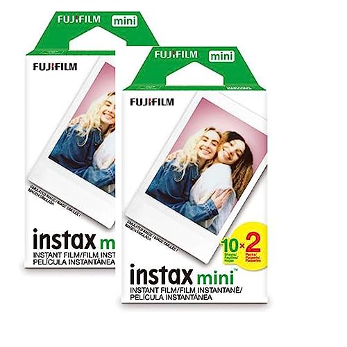 Fujifilm Instax Mini Instant Film, 2 x 10 Shoots X 2Pack (Total 40 Shoots) Value Set