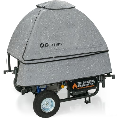 GenTent Generator Running Cover - Universal Kit (Standard, Grey) - for Open Frame Generators