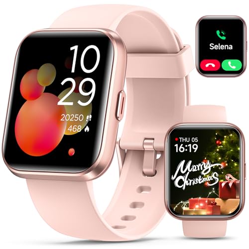 2024 Newest Fitness Tracker Smart Watches for Women/Men, Phone Call, Alexa, Sleep/health Tracker, Pedometer, Daily activity Tracking Smartwatches, Compatible Android iOS Phone, Christmas Ideas Gifts