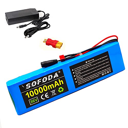 36V 10Ah 600watt 10S3P Lithium ion Battery Pack 20A BMS for Battery Pack E-Bike Ebike Electric Bicycle ebike Bicycle Scoot XT60 T Plug