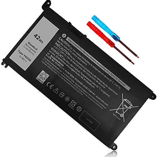 42Wh YRDD6 1VX1H Battery for Dell Inspiron 5482 5485 7586 3583 5491 5591 5481 3310 2-in-1 5593 5584 3493 3593 3793 5480 3582 5581 5590 3584 5493 5585 5594 5598 3501 P93G001 VM732 Vostro 3491 5490
