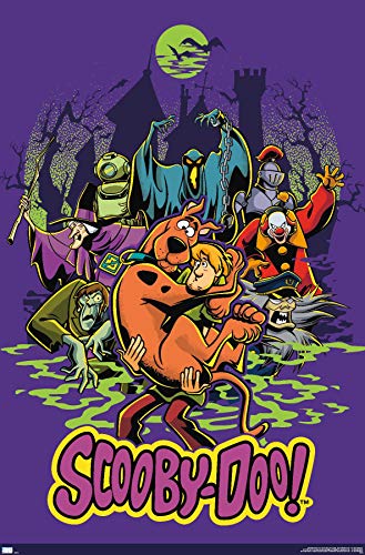 Trends International Scooby-Doo - Villains Group Wall Poster, 22.37' x 34.00', Premium Unframed Version