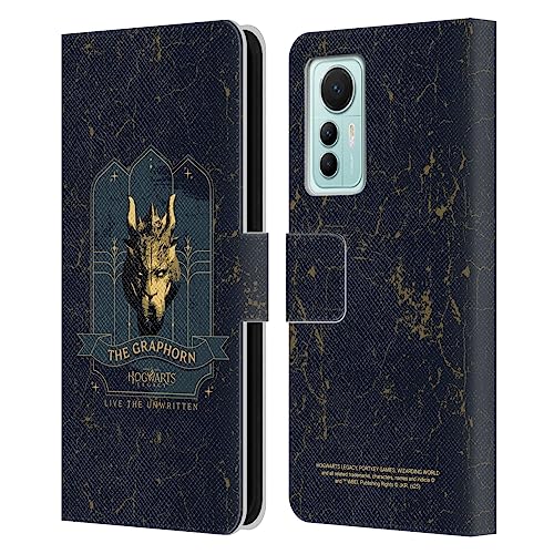 Head Case Designs Officially Licensed Hogwarts Legacy The Graphorn Graphics Leather Book Wallet Case Cover Compatible with Xiaomi 12 Lite