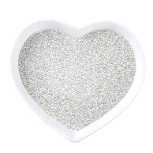 Pandahall 50g Translucence DIY 3D Caviar Nail Art Decoration Mini Micro Glass Beads for Nail Care No Hole Crystal 0.6-0.8mm X-MRMJ-R038-B02