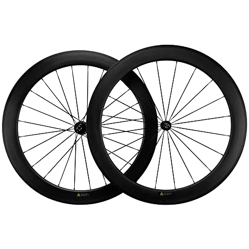 Sunrise Bike Carbon Wheels 60mm Depth 25mm Width Clincher Wheelset 700c Road Cycling Rim