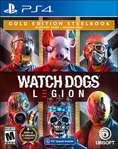 Watch Dogs: Legion PlayStation 4 Gold Steelbook Edition with free upgrade to the digital PS5 version