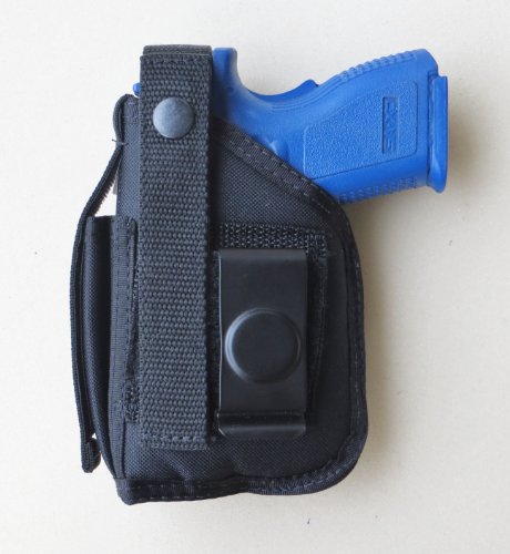 Hip Holster for Taurus Millenium G2, G2s & G2c with Small Underbarrel Laser Mounted on Gun