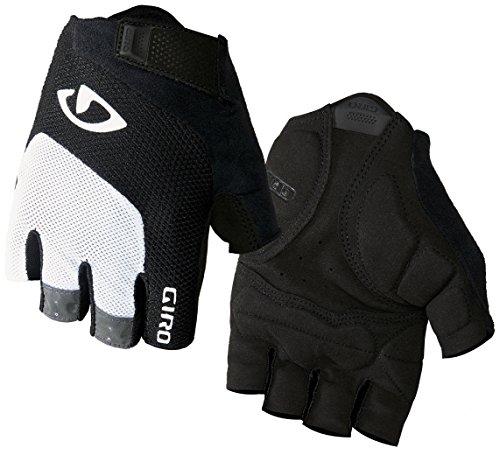 Giro Bravo Gel Men's Road Cycling Gloves - White/Black (2020), Large