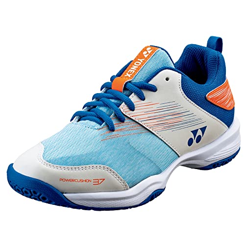 YONEX Power Cushion 37 Indoor Court Shoe (White/Blue) (9)
