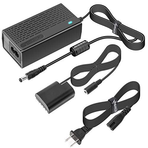 Kimaru DMW-DCC12 DC Coupler DMW-AC10 DMW-AC8 AC Power Adapter DMW-BLF19 Dummy Battery Kit for Panasonic Lumix DMC-GH3 GH4 GH3K GH4K GH3A GH3H GH4H DC-GH5 GH5S GH5M G9 G9L Cameras.