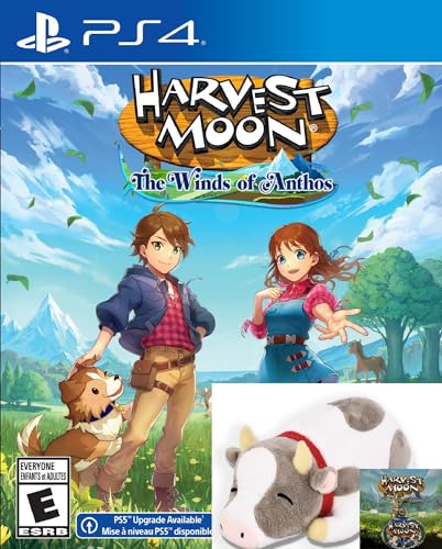 Harvest Moon: The Winds of Anthos with BONUS 7' Sleepy Cow Plush and Collar Charm