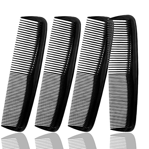 Soft 'N Style Hair Care 4-Pack Comb - Not Breakable - mens comb/fine tooth comb/peines para cabello