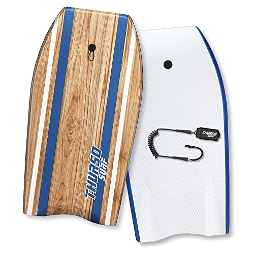 THURSO SURF Quill 42'' Bodyboard Body Boards Perfect for Kids and Adults for Beach and Pool Fun Lightweight & Durable EPS Core Ideal for Wave Riding and Bodyboarding Azure